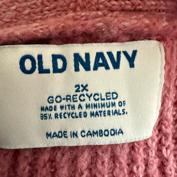 Old Navy Women's Rose Cardigan Sweater - Picture 3 of 3